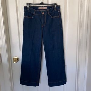 “Guess” wide leg jeans; size 28